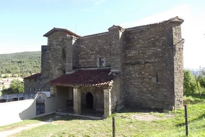 Camino Francés entre Zubiri et Larrasoaña, abbaye d'Eskirotz