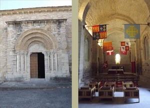 Camino Francés : Cizur Menor, église San Miguel Arcángel