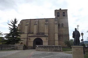 Camino Francés : église de Villatuerta, San Veremundo