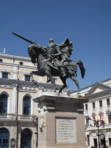 Camino Francés : Burgos, statue du Cid