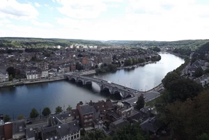 GR 126 : vue sur la Meuse depuis la citadelle de Namur