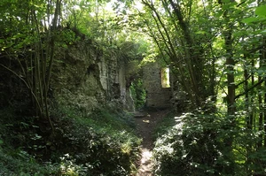 GR 571 : Aywaille, ruines du château d'Amblève