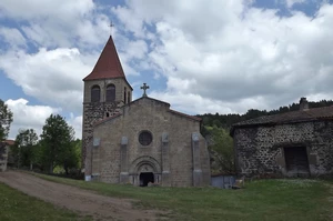 GR 65 : église de Saint-Privat-d'Allier