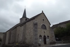 GR 65 : église d'Aumont-Aubrac