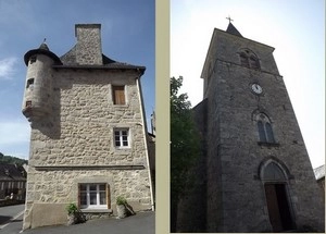 GR 65 : Espeyrac, château et église
