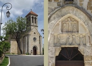 GR 65 : église de Saint-Jean Mirabel