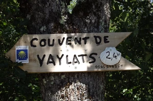 GR 65 vers le couvent de Vaylats