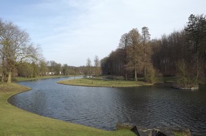 Streek-GR Groene Gordel dans le parc de Tervuren