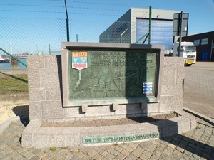 Monument libération de Zeebrugge le 3 novembre 1944
