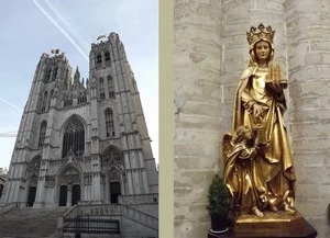 Bruxelles : cathédrale des Saints-Michel-et-Gudule