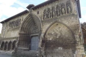 Camino Francés : Estella, église Santo Sepulcro