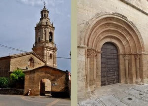 Camino Francés : Villamayor de Monjardín, église San Andres