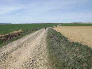 Camino Francés entre Itero de la Vega et Boadilla del Camino
