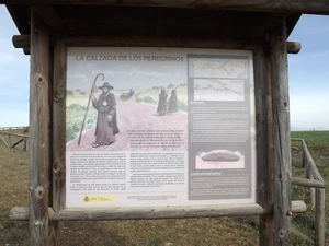 Camino Francés entre El Burgo Ranero et Reliegos, Calzada Romana