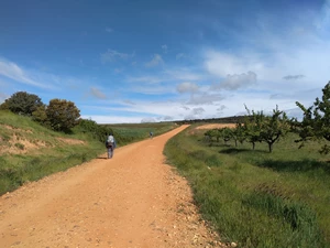 Camino Francés entre Santibáñez de Valdeiglesias et le crucero de Santo Toribio