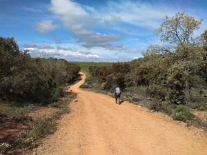Camino Francés entre Santibáñez de Valdeiglesias et le crucero de Santo Toribio