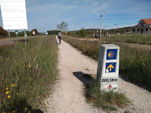 Camino Francés entre Astorga et Murias de Rechivaldo