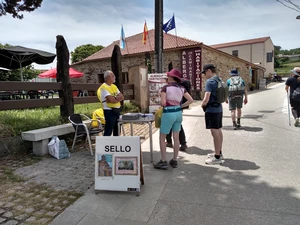 Sello en Ribadiso