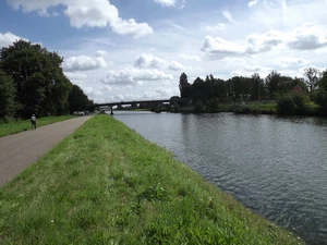 GR 12 entre Lier et Koningshooikt, canal de la Nèthe