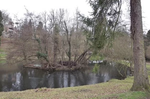 GR 126 : étang du parc Tournay-Solvay