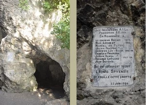 GR 126 entre Balâtre et Moustier-sur-Sambre, grotte de Spy