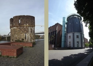 GR 128 : Maastricht, Maaspunttoren et Bonnefantenmuseum