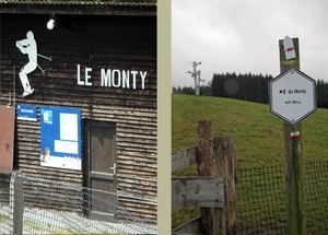 GR 14 entre Lierneux et Baneux, piste de ski Le Monty