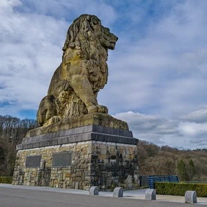 Lion du barrage de la Gileppe