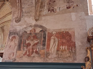 Monthermé, église Saint-Léger (fresques)