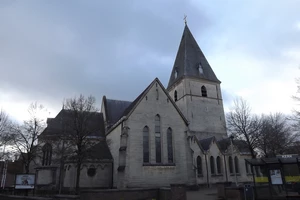 GR 5 : Zutendaal, église Notre-Dame