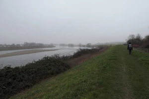 GR 5 entre Lanaken et Maastricht, la Meuse