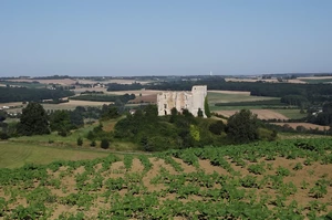 GR 65 entre Miradoux et Castet-Arrouy, château de Gachepouy