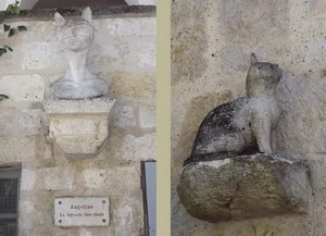 GR 65 : La Romieu, Angeline et la légende des chats