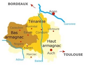 GR 65 : les trois régions de production de l'Armagnac