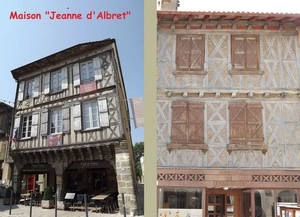 GR 65 : Eauze, maison Jeanne d'Albret