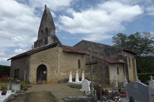 GR 65 : Sensacq, église Saint-Jacques