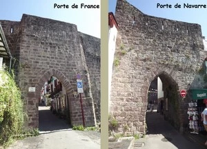 GR 65 : Saint-Jean-Pied-de-Port, porte de France et porte de Navarre