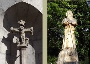 GR 65 : Le Puy en Velay, statues