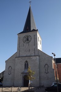 Streek-GR Groene Gordel : Elewijt, église Saint-Hubert