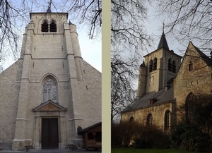 Streek-GR Groene Gordel : Sint-Pieters-Leeuw, église Saint-Pierre