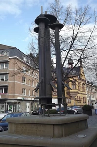 Eupen, fontaine des Tisserands