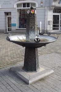Eupen, fontaine de l'Euregio