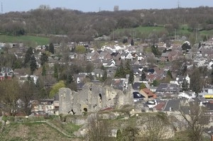 Krijtlandpad : ruines du château de Valkenburg