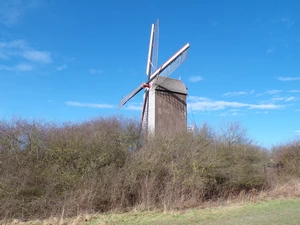 Woluwe, moulin brûlé