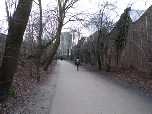 Bruxelles, promenade du chemin de fer