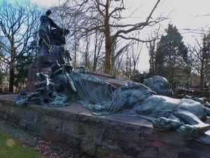 Cimetière de Bruxelles, monument aux Britanniques morts durant la bataille de Waterloo
